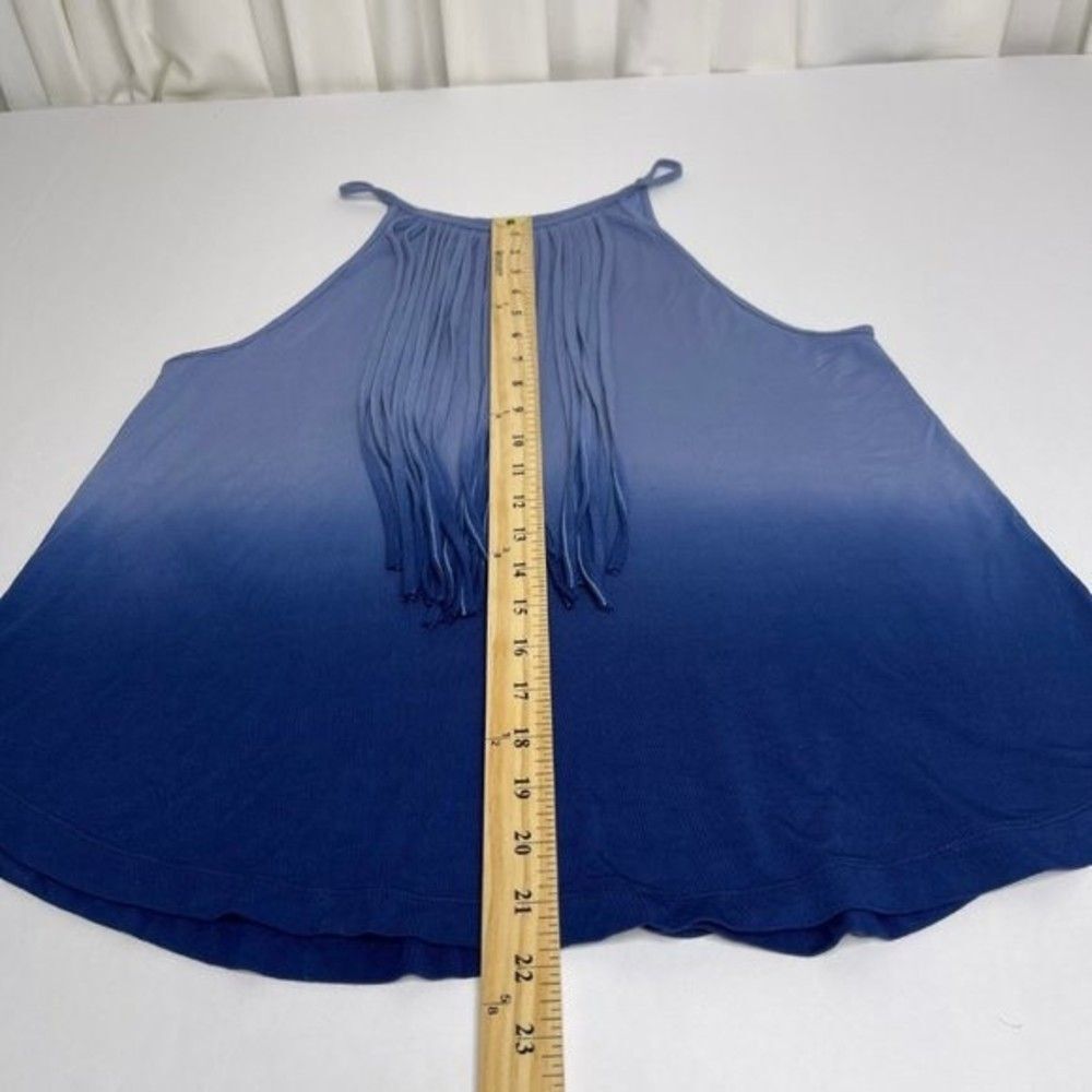 AEO | Women's Blue Ombre Soft & Sexy Tank Top Blouse Size Medium - Picture 6 of 11